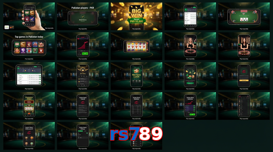 Main screen of Rs789 bet page for PK players