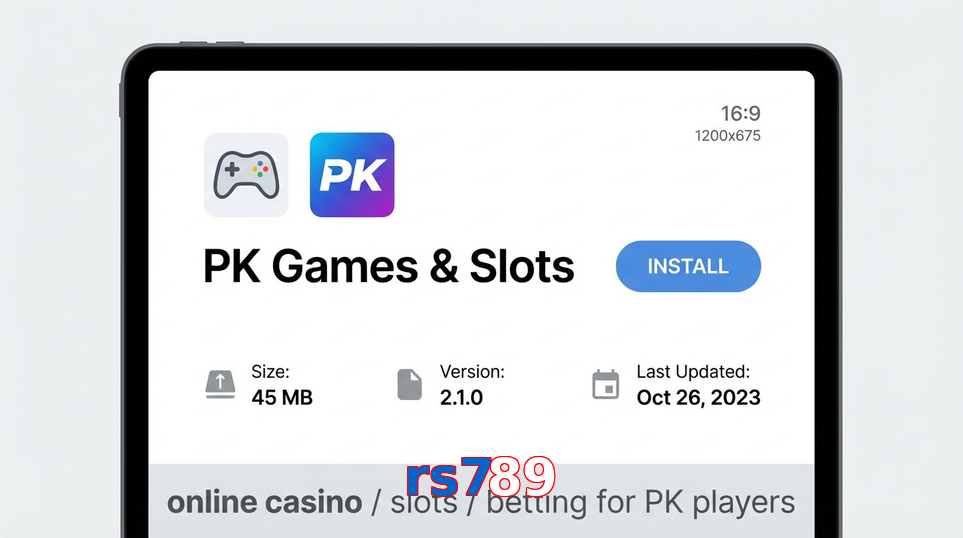 Game list for Rs789 gameapk section